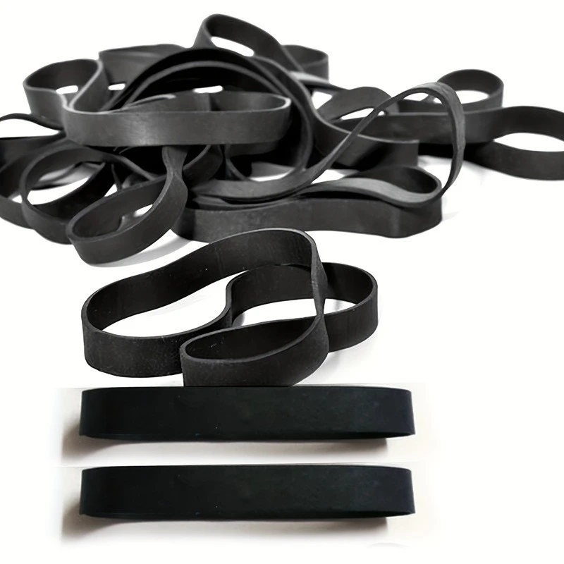 Heavy-Duty Black Elastic Straps