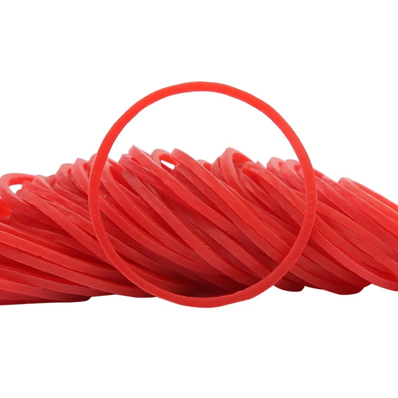 Jumbo Red Rubber Bands for Office Supplies
