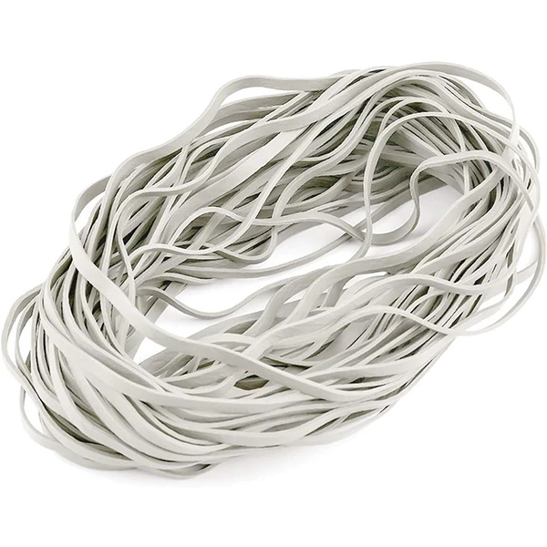 Grandes elásticos brancos