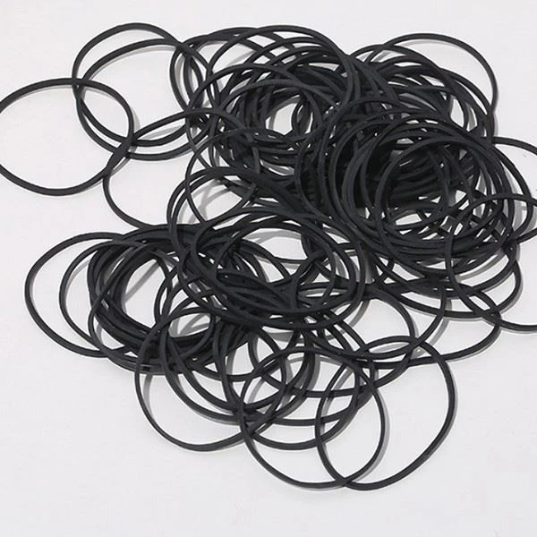 thin black rubber bands