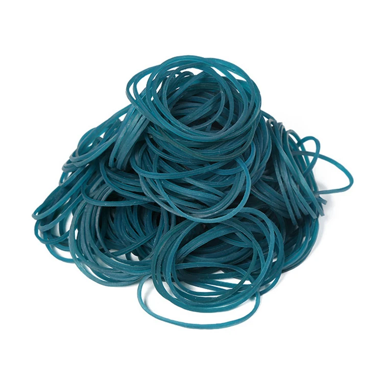 Bandas de borracha azul claro
