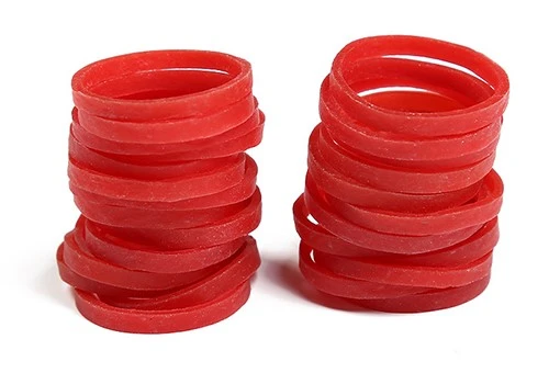 Heat Resistant Red Rubber Bands