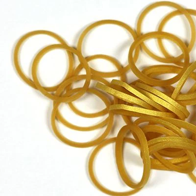 Bandos de borracha de ouro metálico