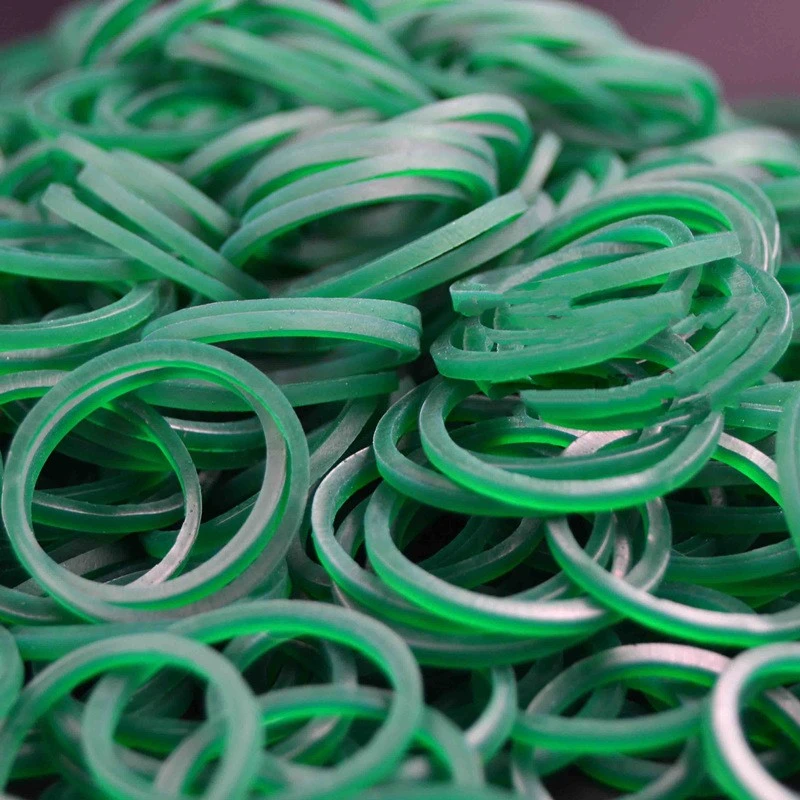neon green rubber bands25