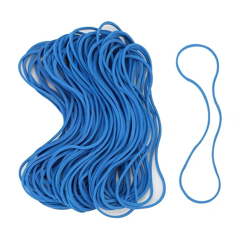 Long and thin blue rubber band Long and thin blue rubber band