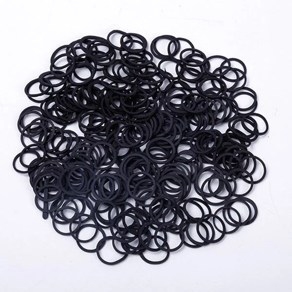 small black rubber bands