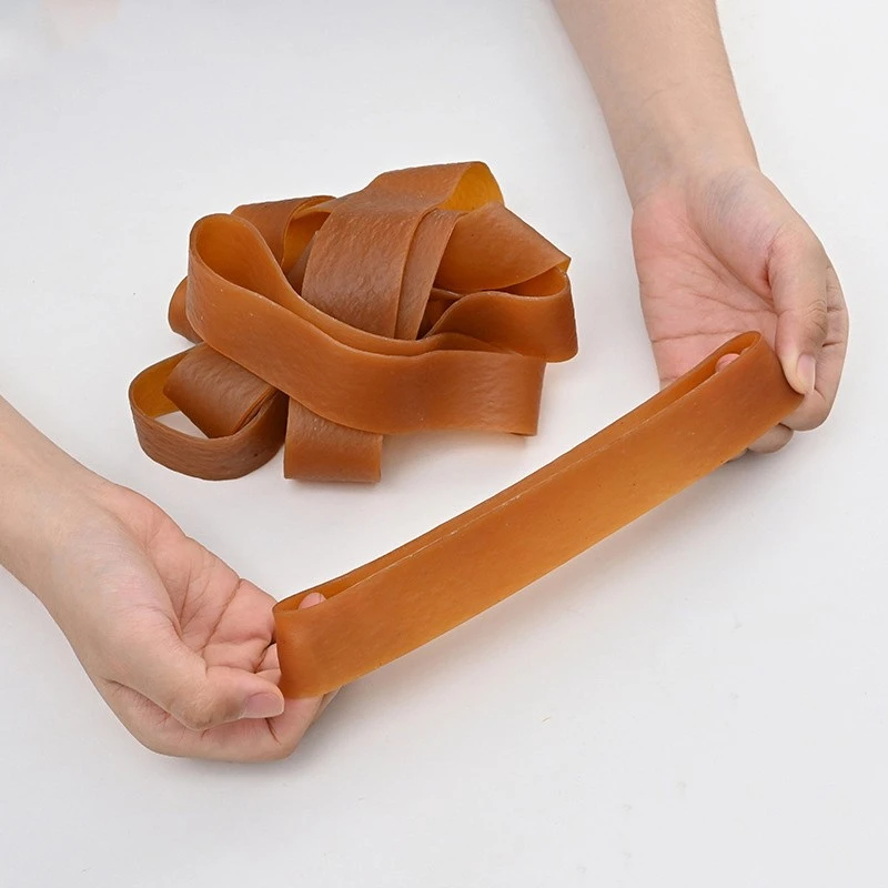 Heavy-duty natural color rubber bands