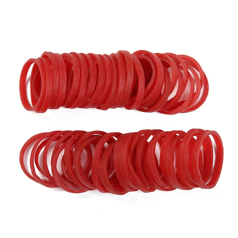 Super elastic thick red rubber sealing bands