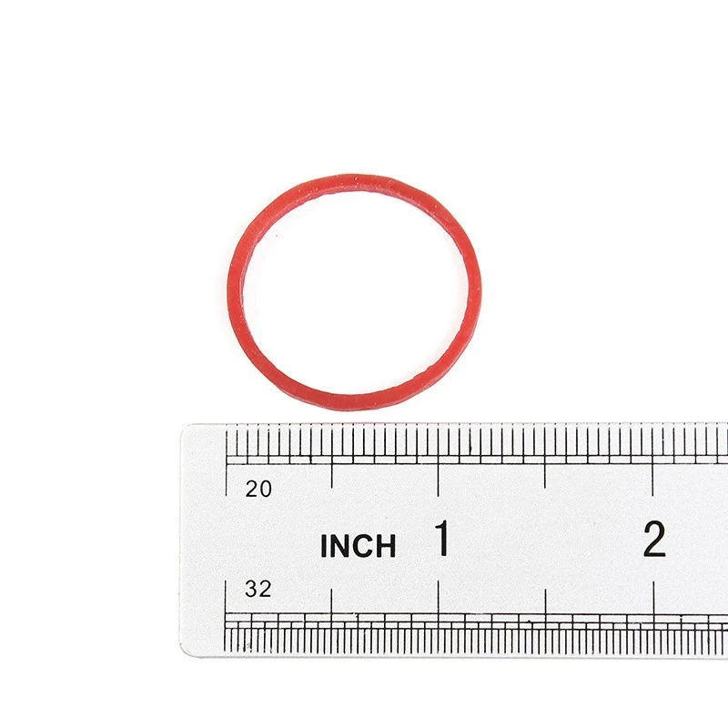 Non-slip thick red rubber bands for officeindustrial use