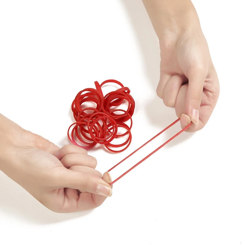 Waterproof thick red rubber binding bands