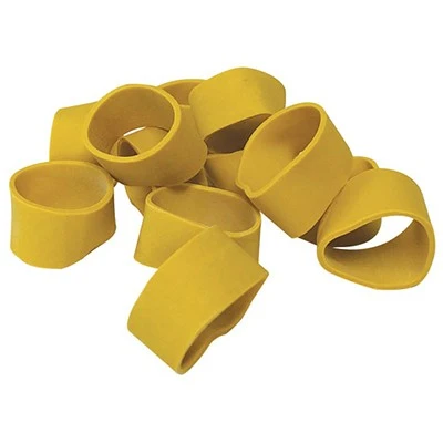 High-elasticity yellow rubber bands for industrial use High-elasticity yellow rubber bands for industrial use