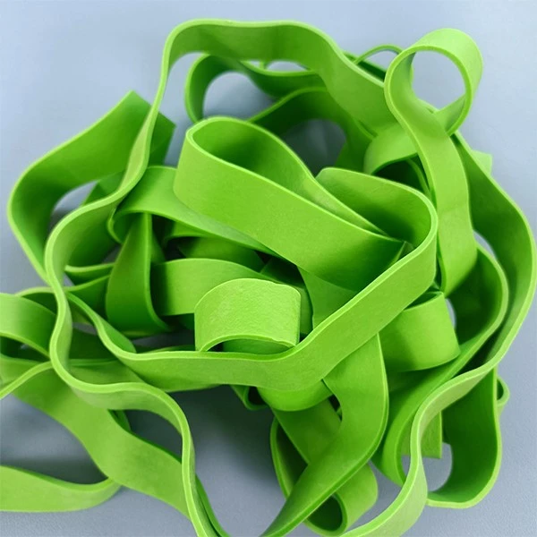 wide colored rubber bands for office use