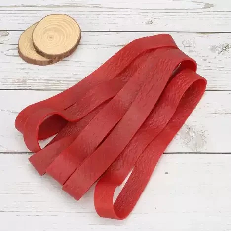 Extra wide red rubber bundling bands